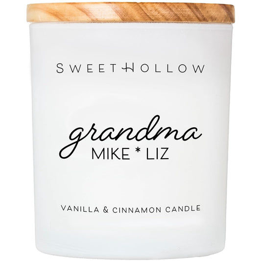Custom Grandma Candle with Kids Names