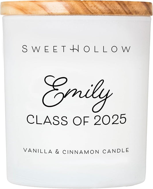 Personalized Class of 2025 Graduation Candle