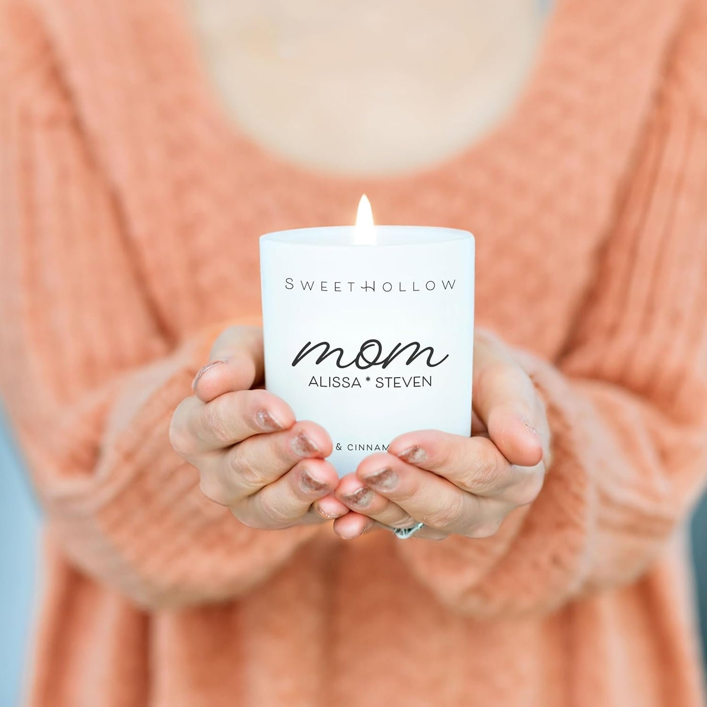 Custom Mom Candle with Kids Names
