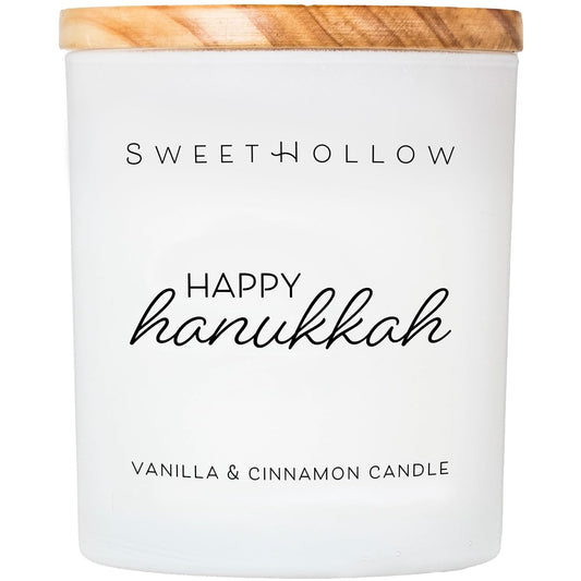 Happy Hanukkah Candle