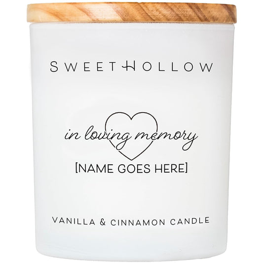 Personalized Candle for Sympathy
