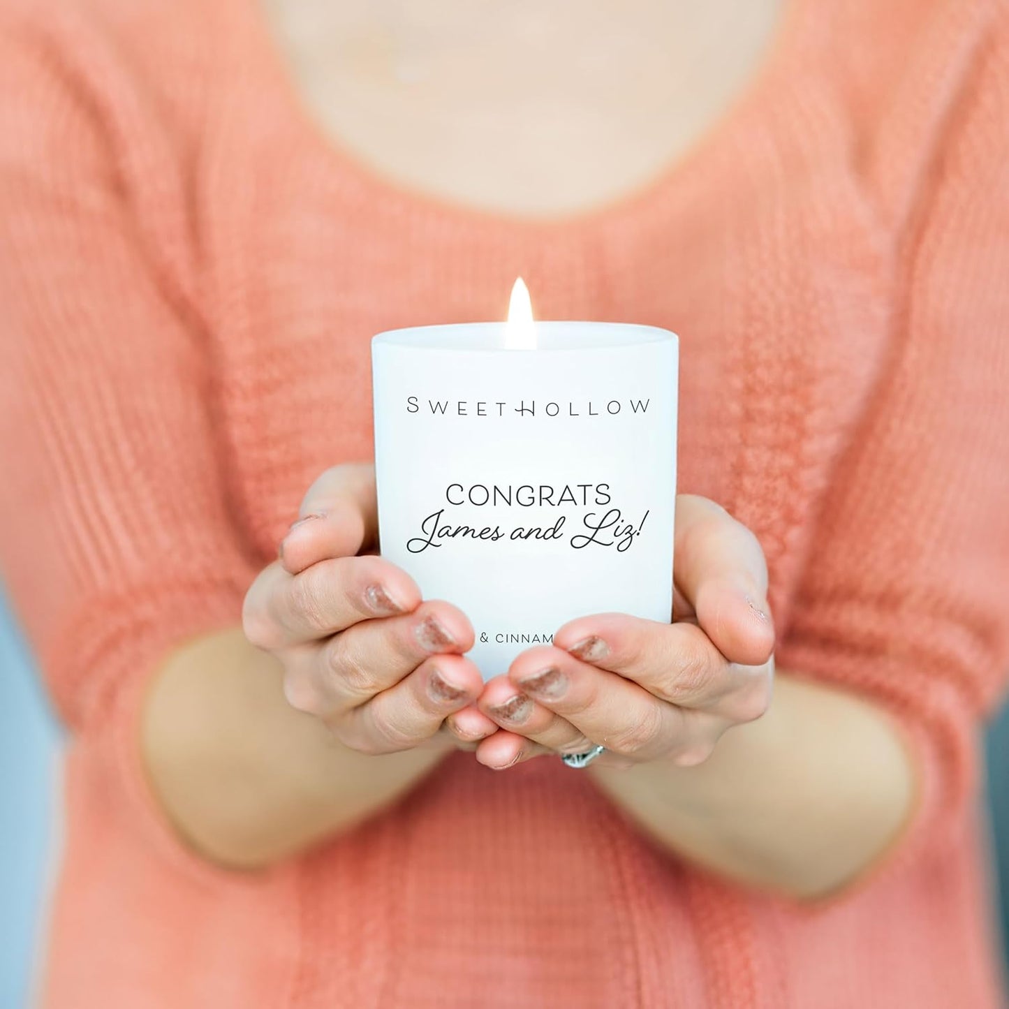 Personalized Congrats Candle
