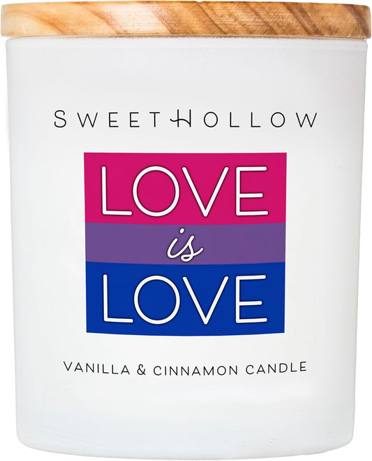 Love is Love Bisexual Pride Candle