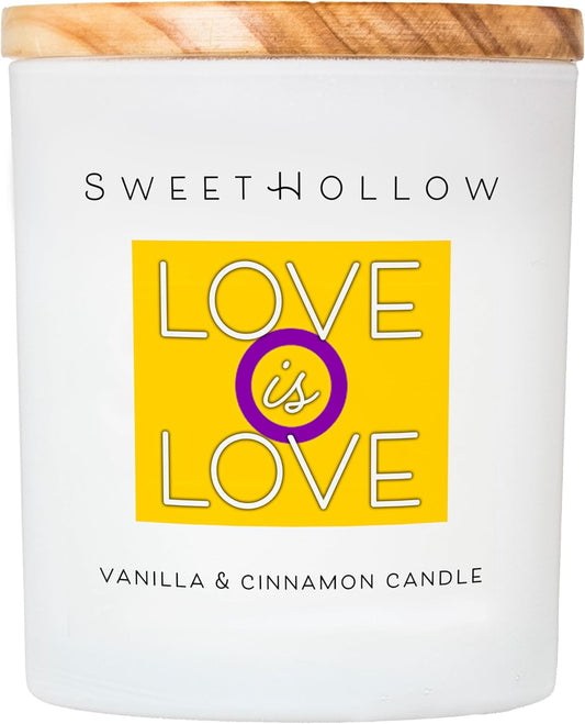 Love is Love Intersex Pride Candle