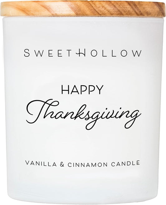 Happy Thanksgiving Candle