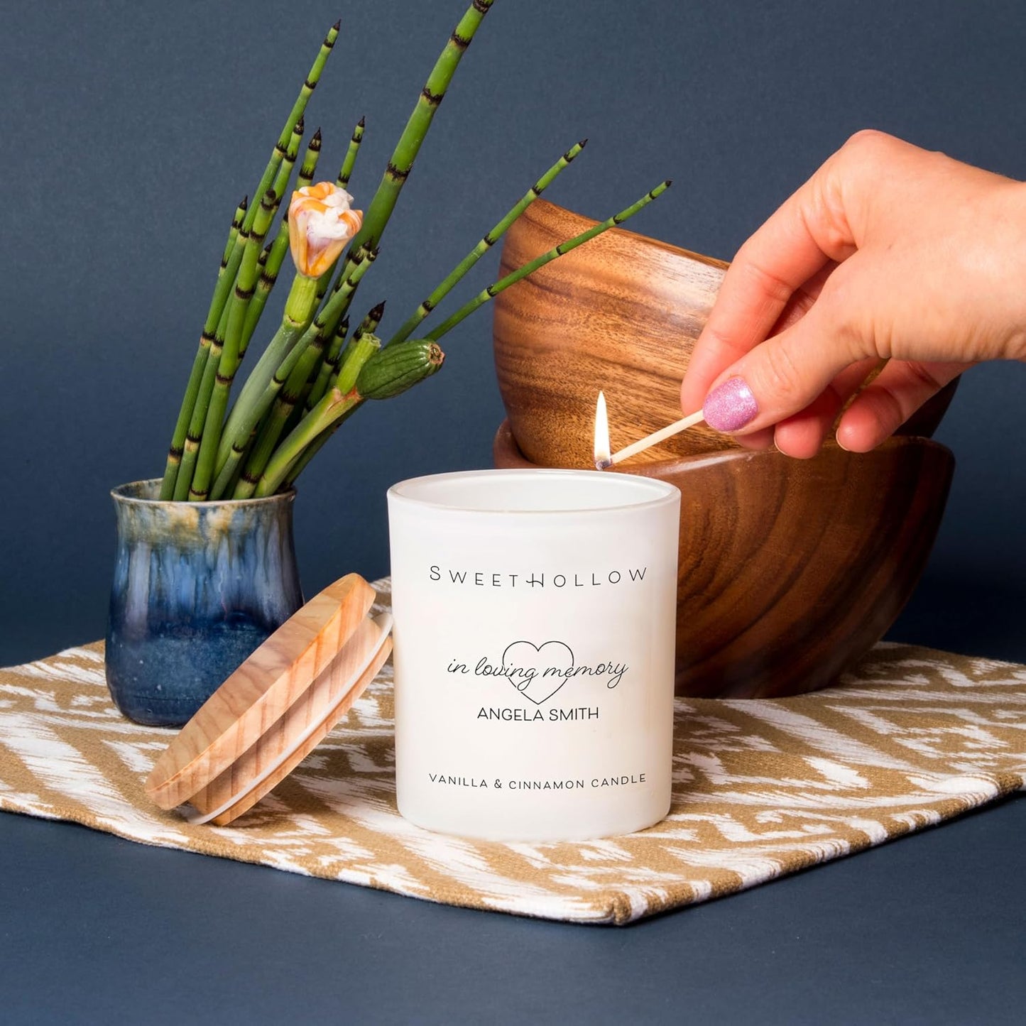 Personalized Candle for Sympathy