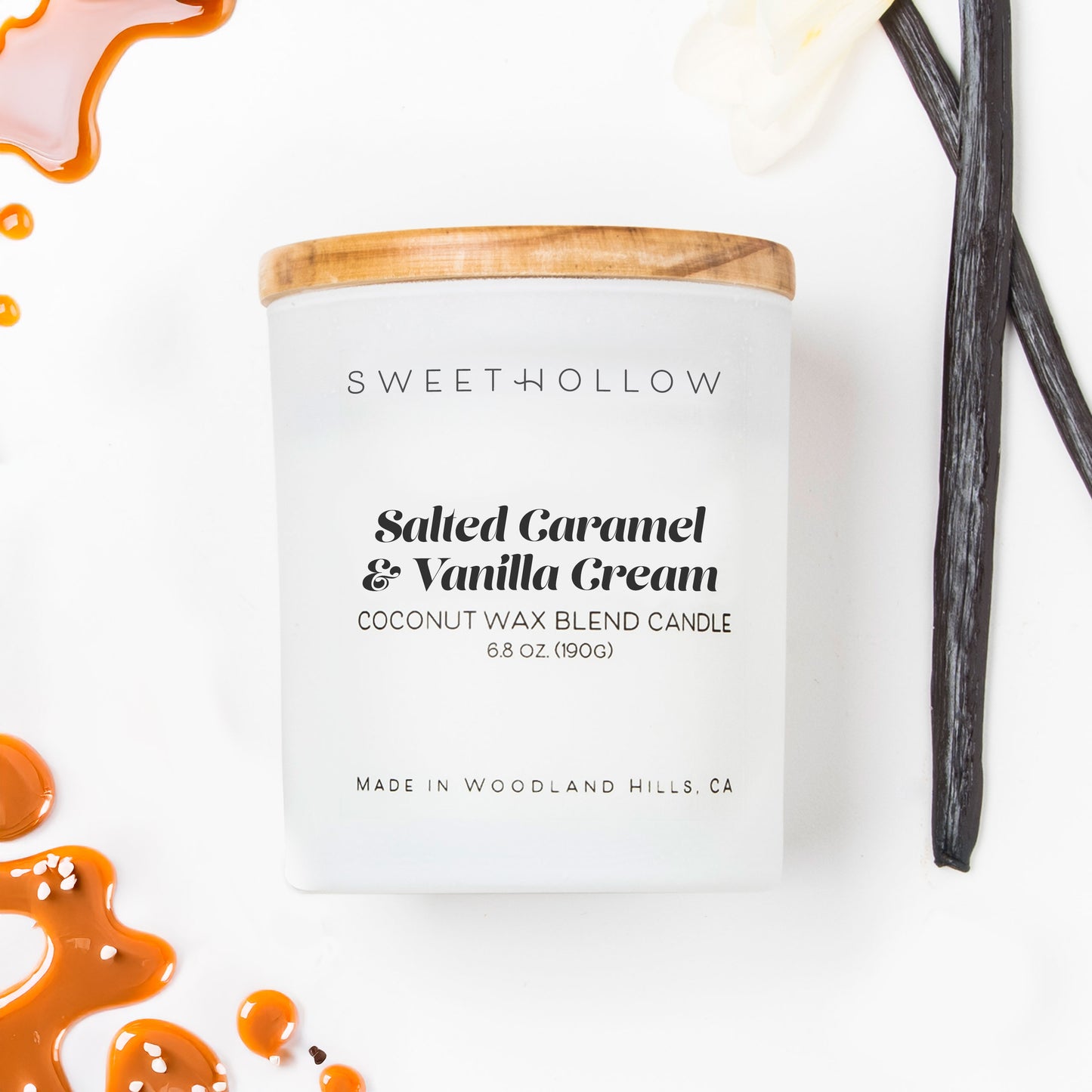 Salted Caramel & Vanilla Cream Candle
