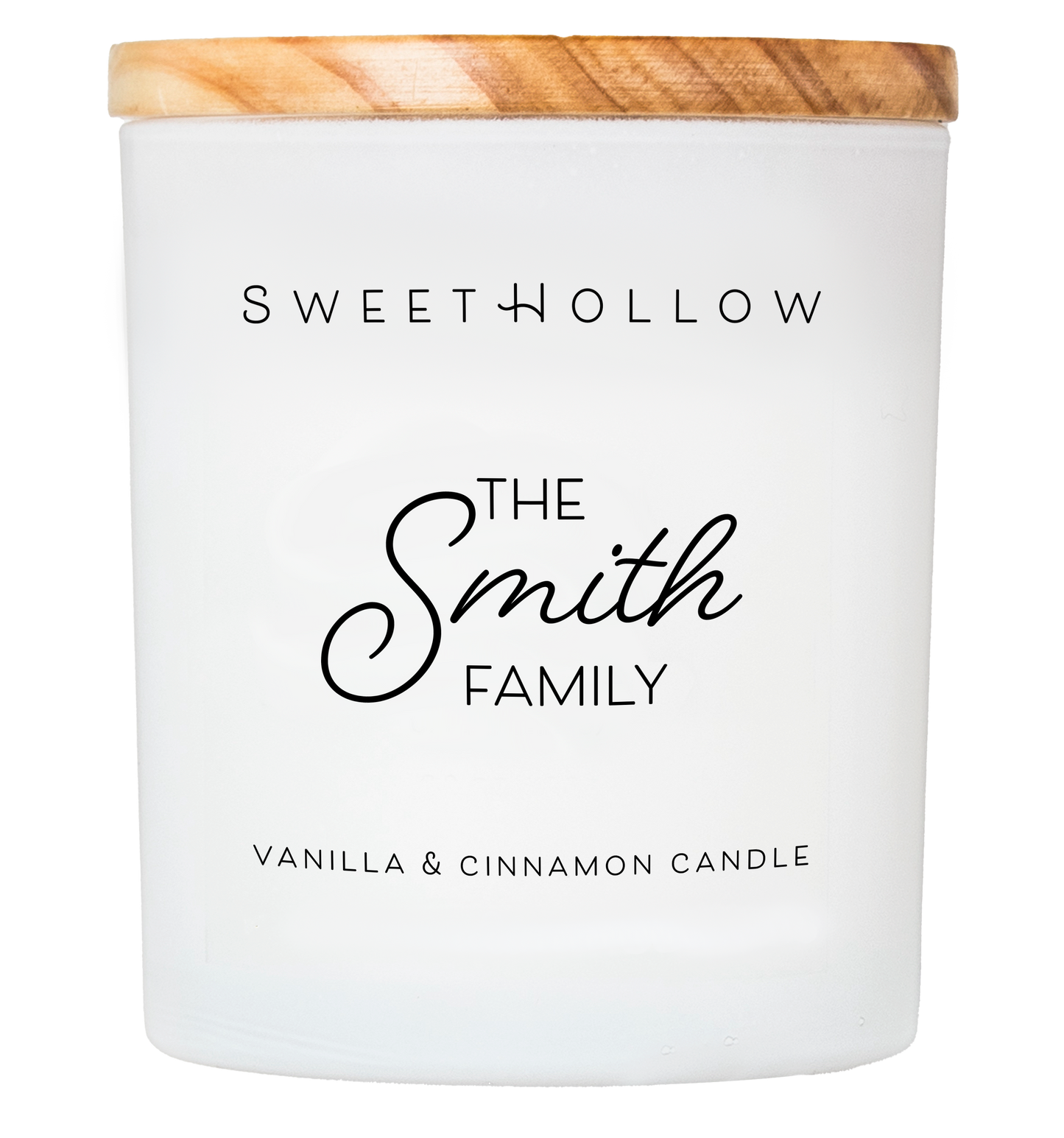 Personalized Candle with Family Last Name