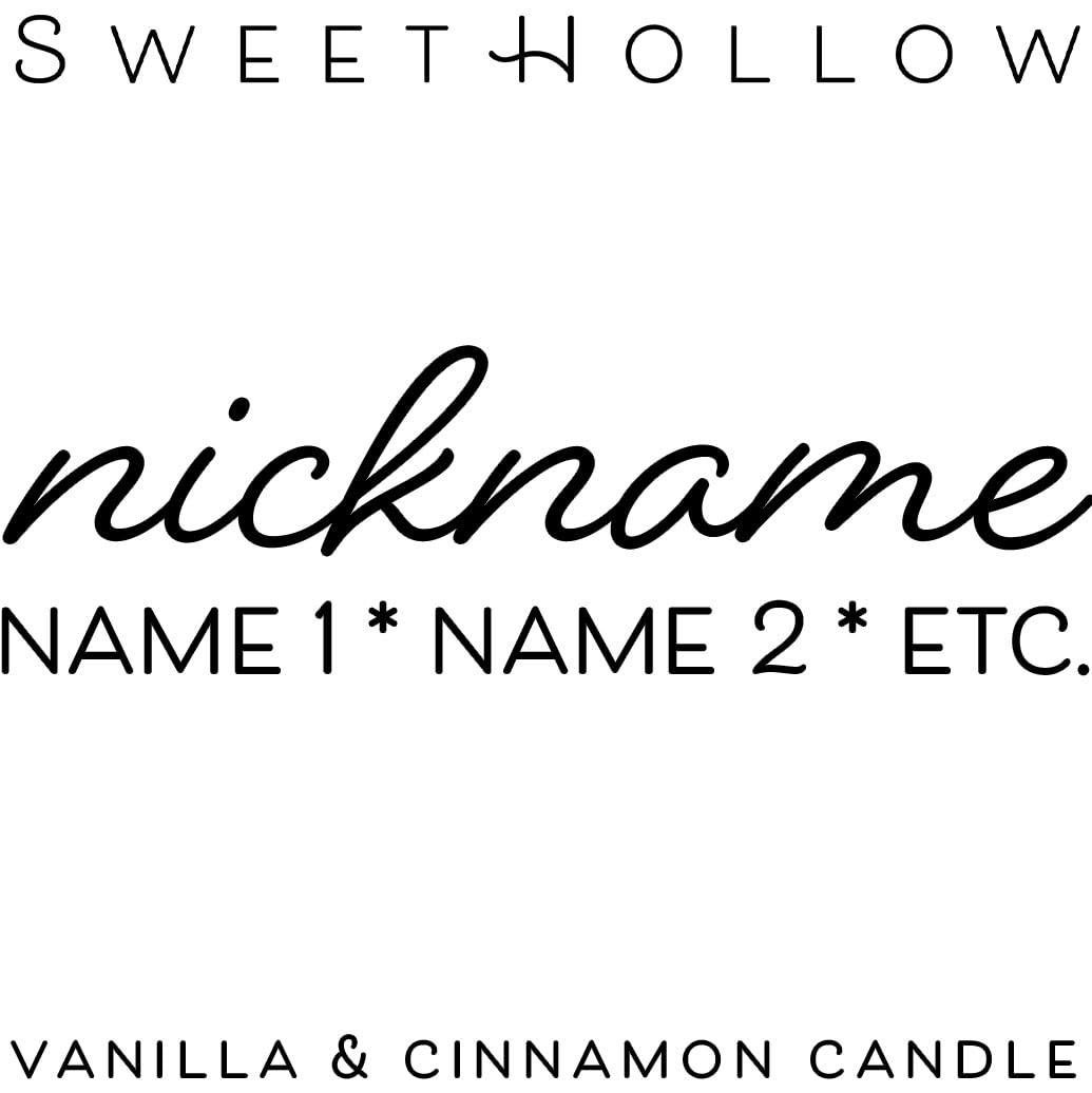 Custom Candle with Kids Names