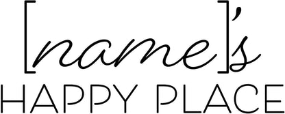 Personalized Happy Place Candle