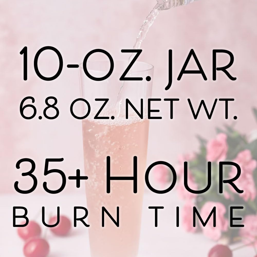 Pink Prosecco Candle