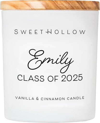 Personalized Class of 2025 Graduation Candle