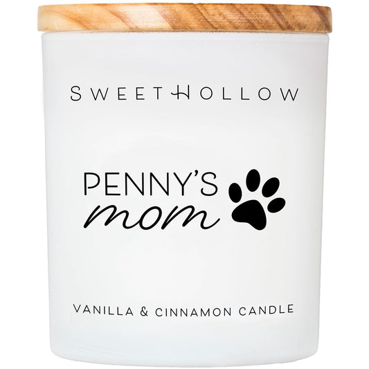 Personalized Pet Mom Candle