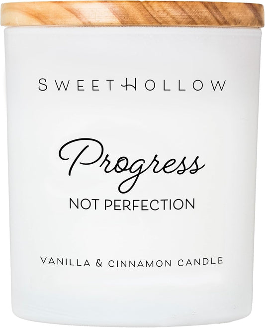 Progress Not Perfection Candle