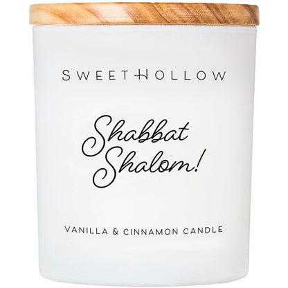 Shabbat Shalom Jewish Candle