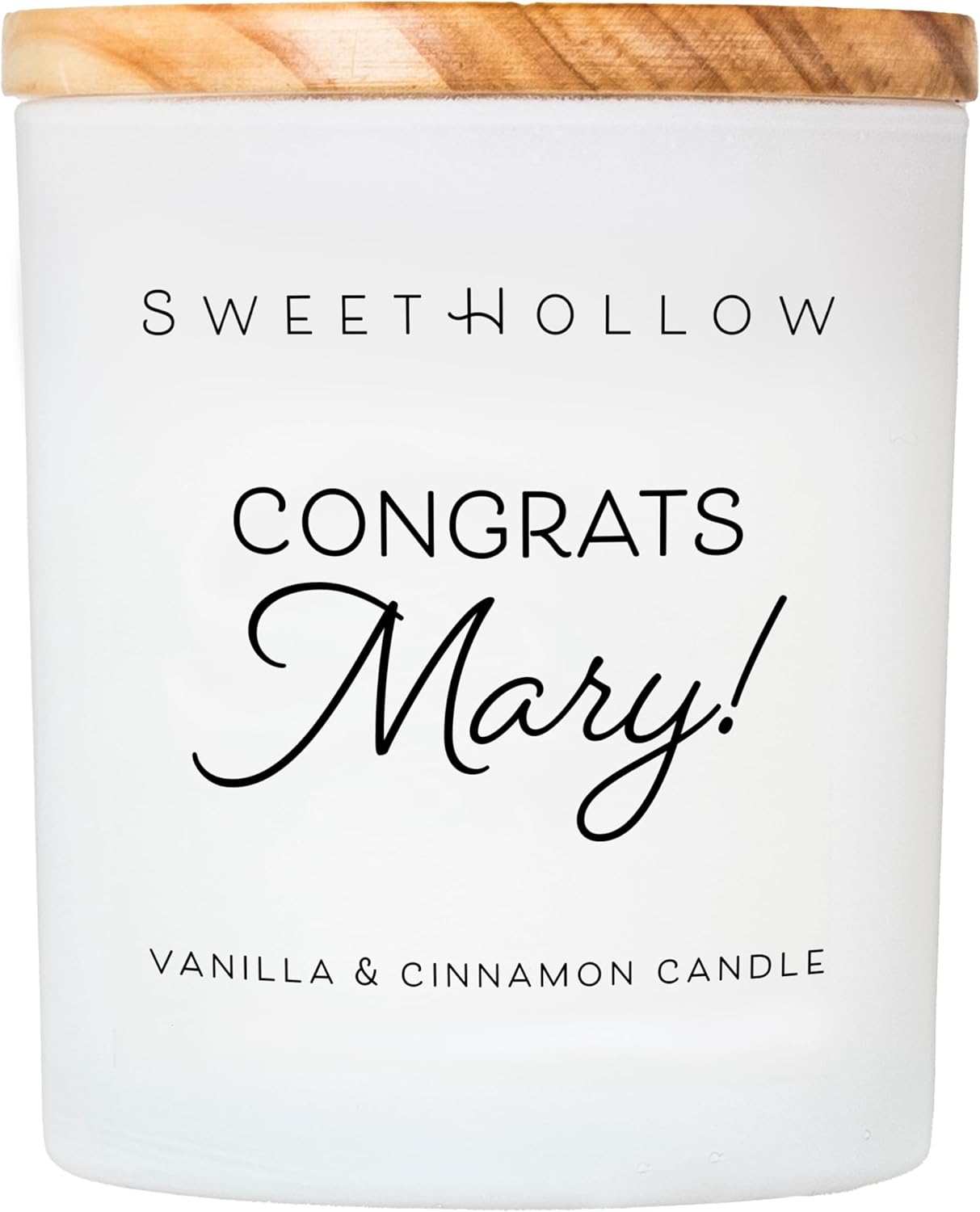 Personalized Congrats Candle