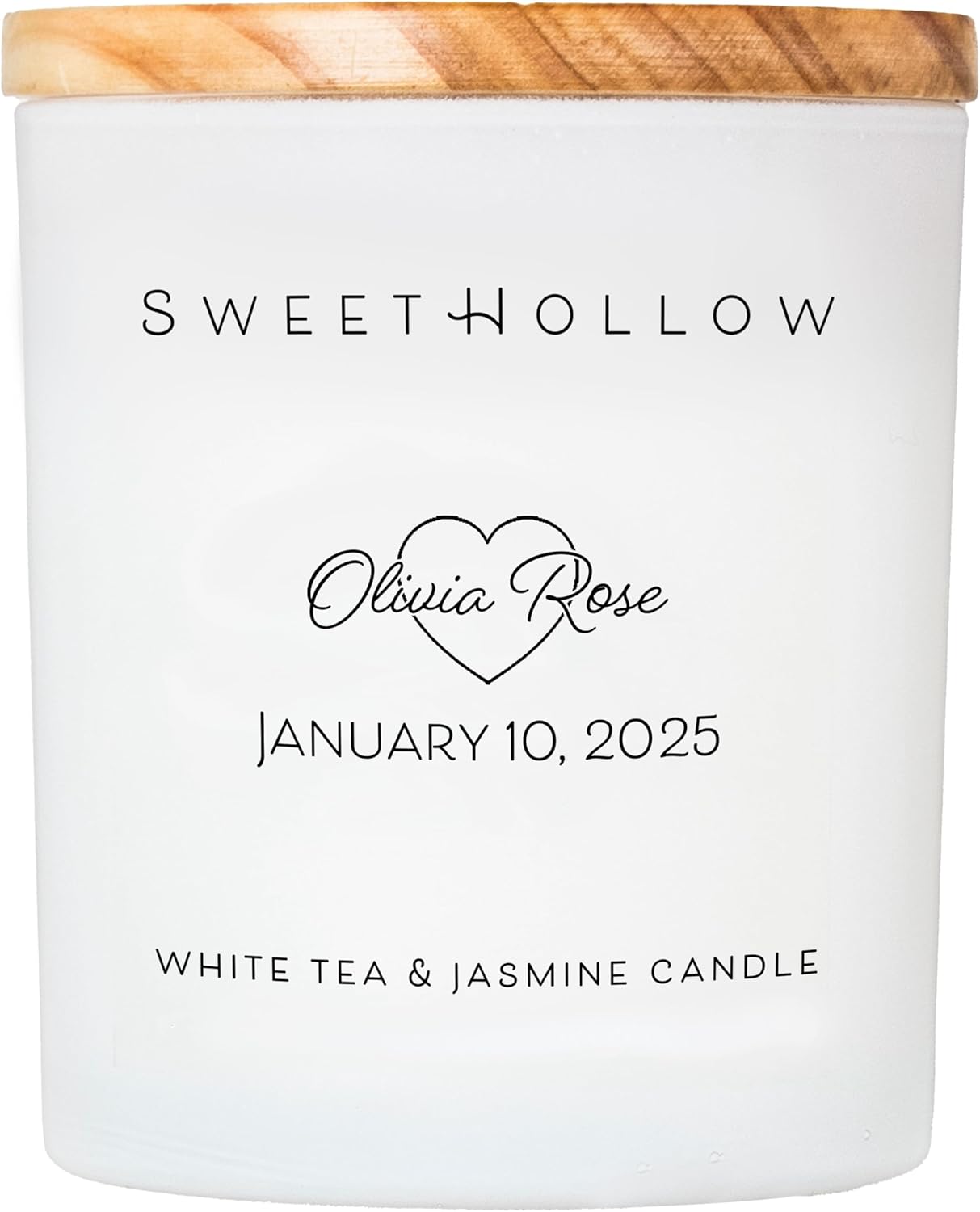 Personalized Candle for New Baby
