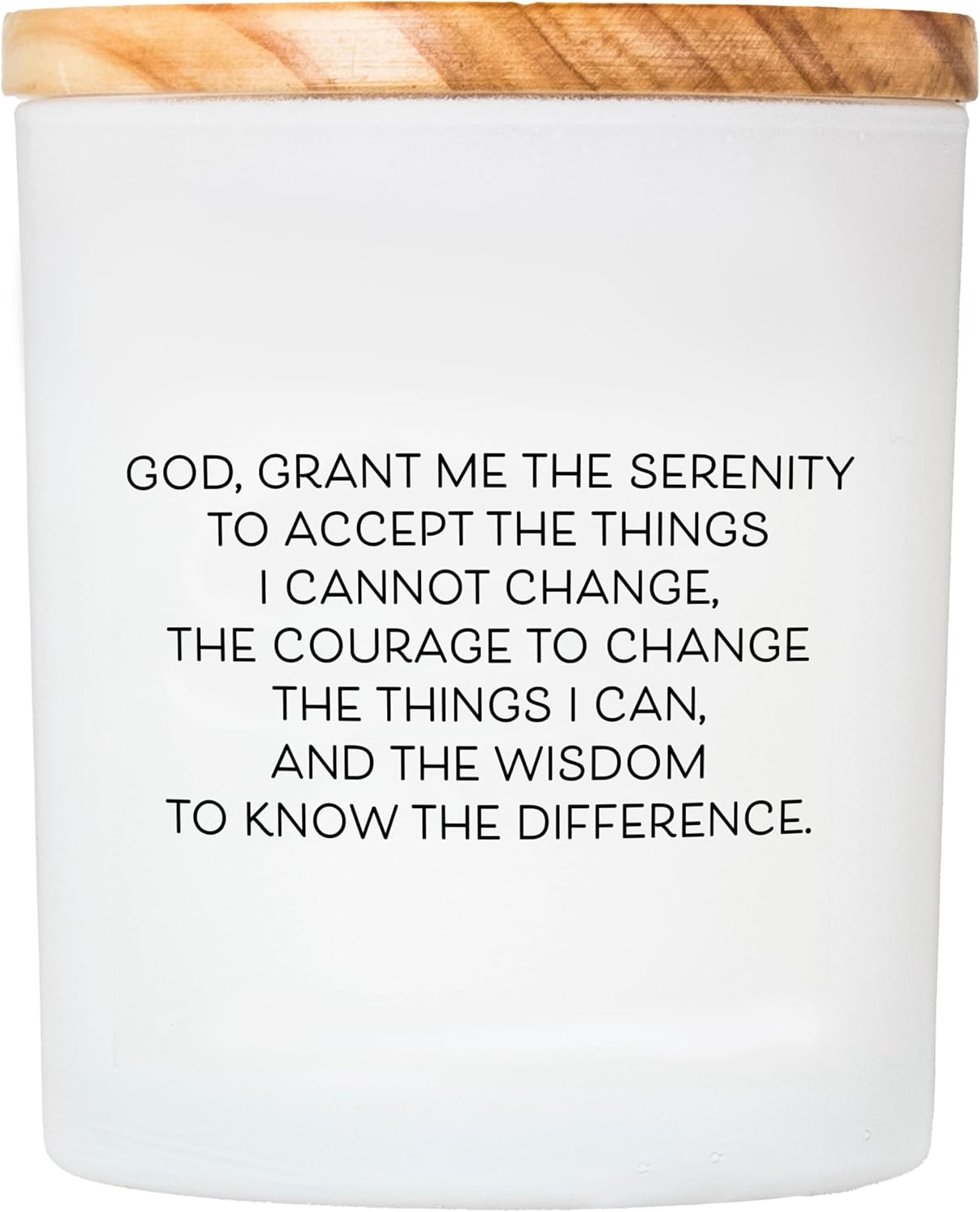 Serenity Prayer Candle