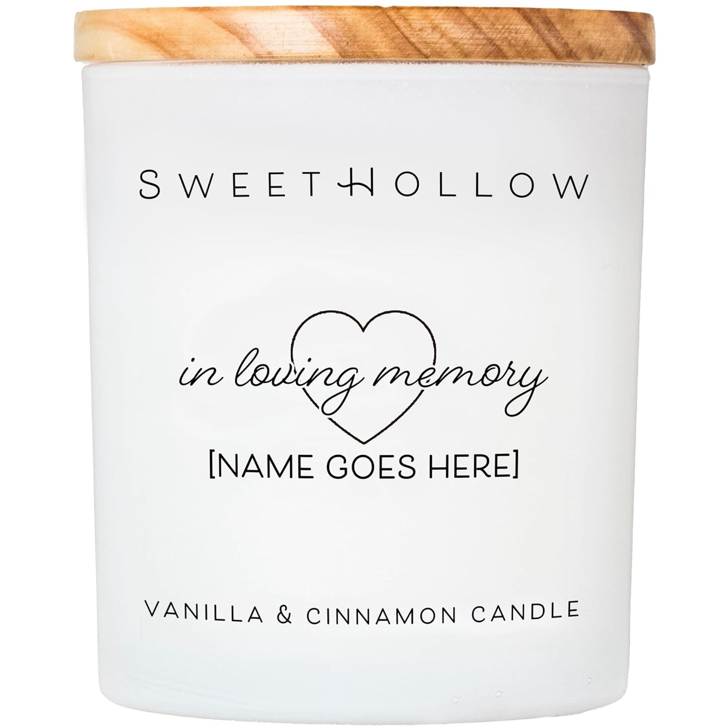 Personalized Candle for Sympathy