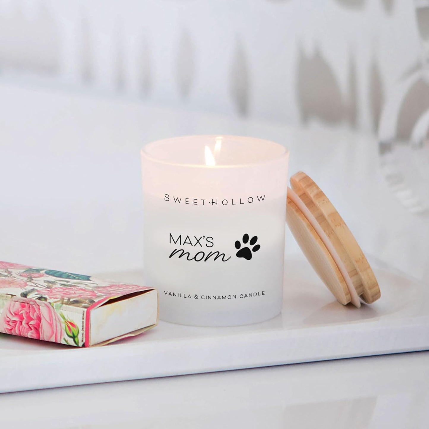 Personalized Pet Mom Candle