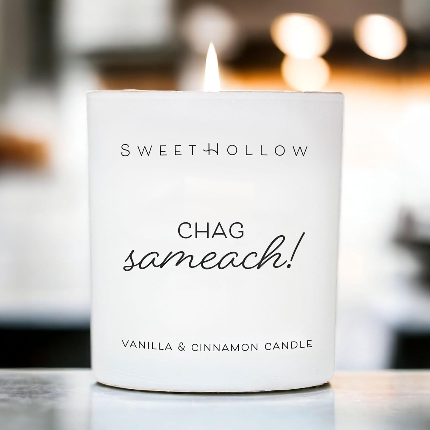 Chag Sameach Jewish Candle