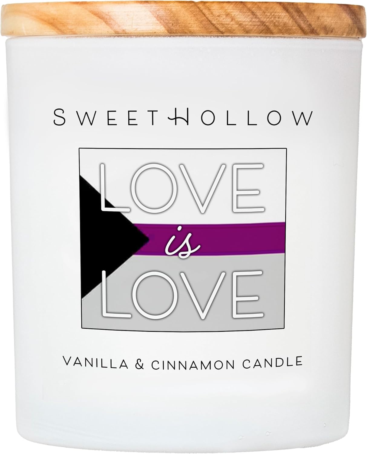 Love is Love Demisexual Pride Candle