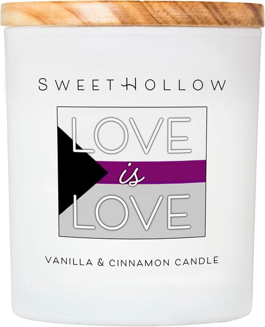 Love is Love Demisexual Pride Candle
