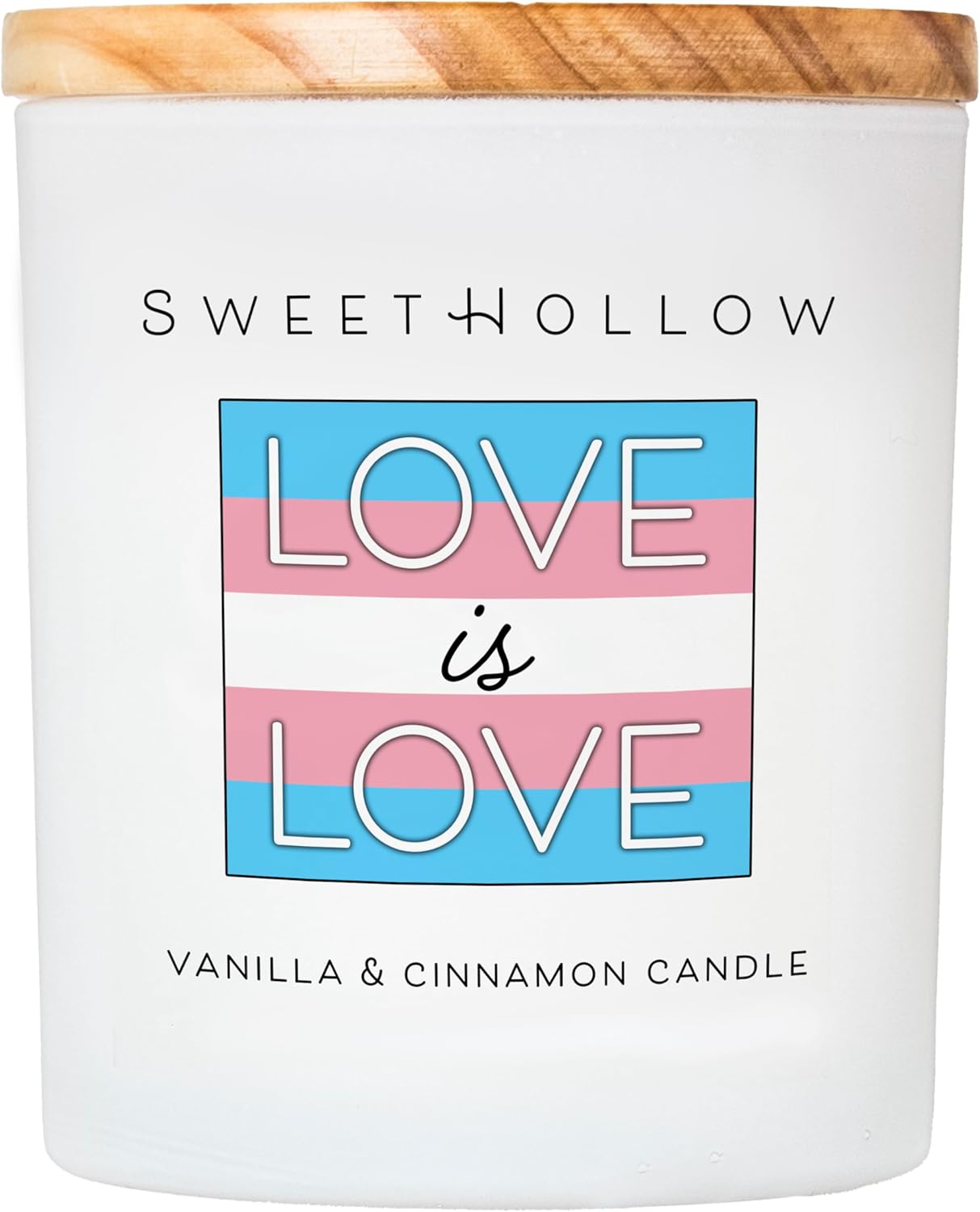 Love is Love Trans Pride Candle