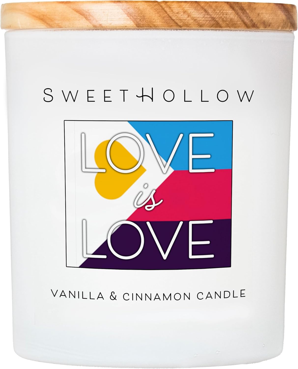 Love is Love Polyamory Pride Candle