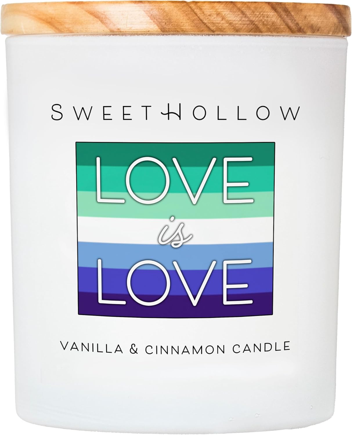 Love is Love Gay Men Trans Inclusive Pride Candle