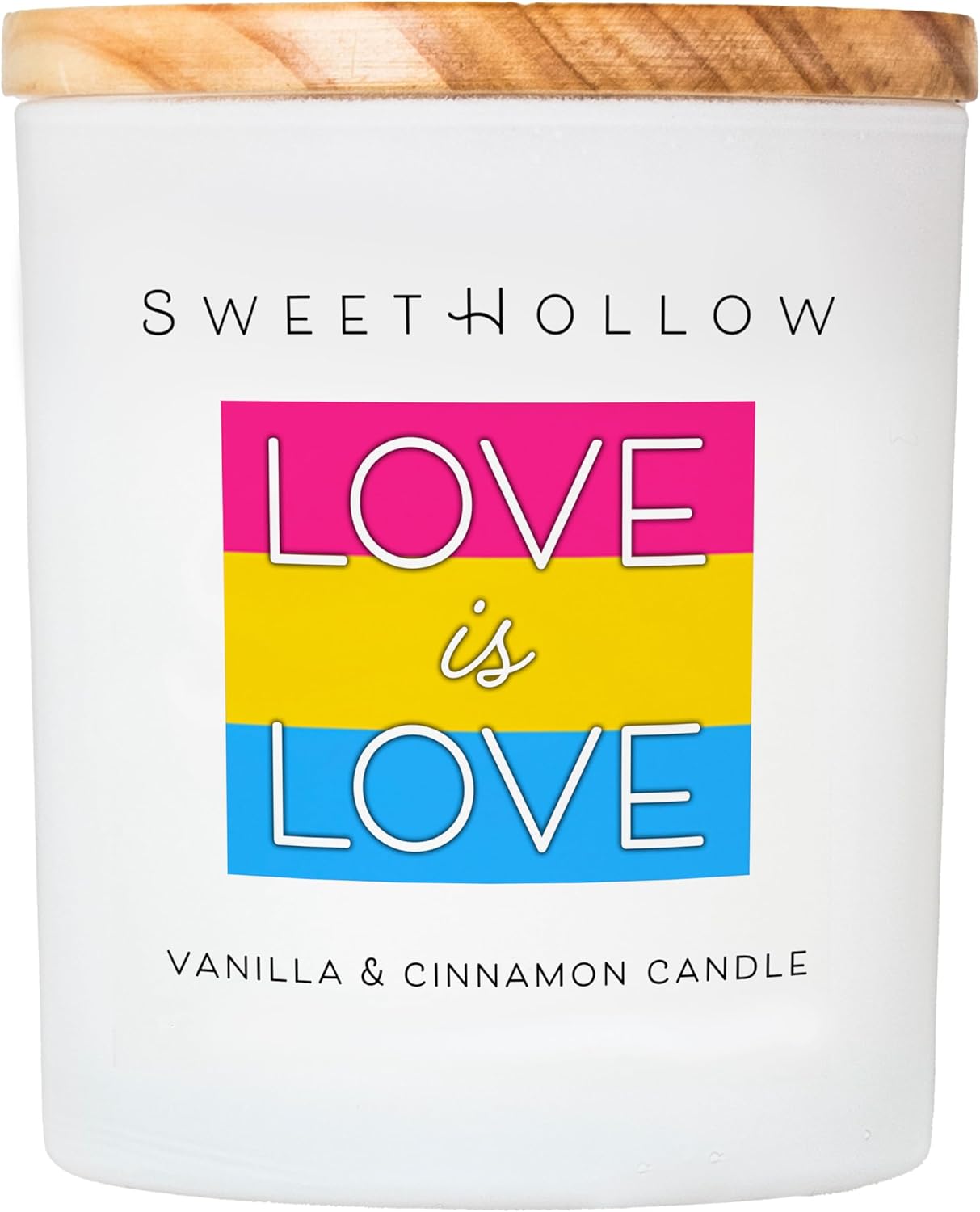 Love is Love Pansexual Pride Candle