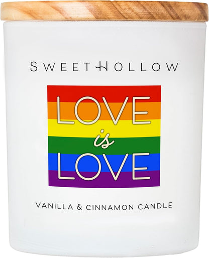 Love is Love Gay Pride Candle (traditional)