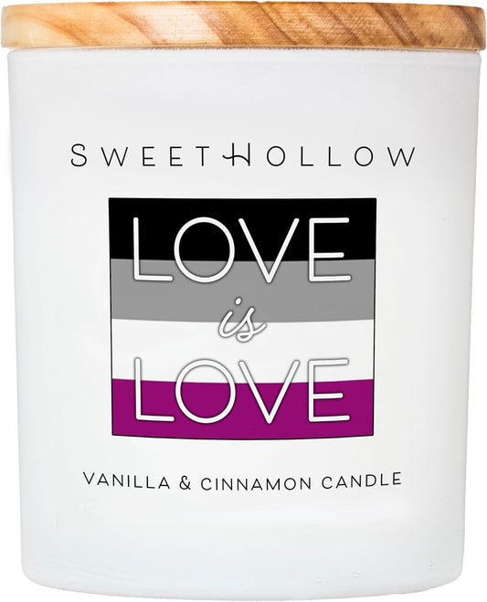 Love is Love Asexual Pride Candle