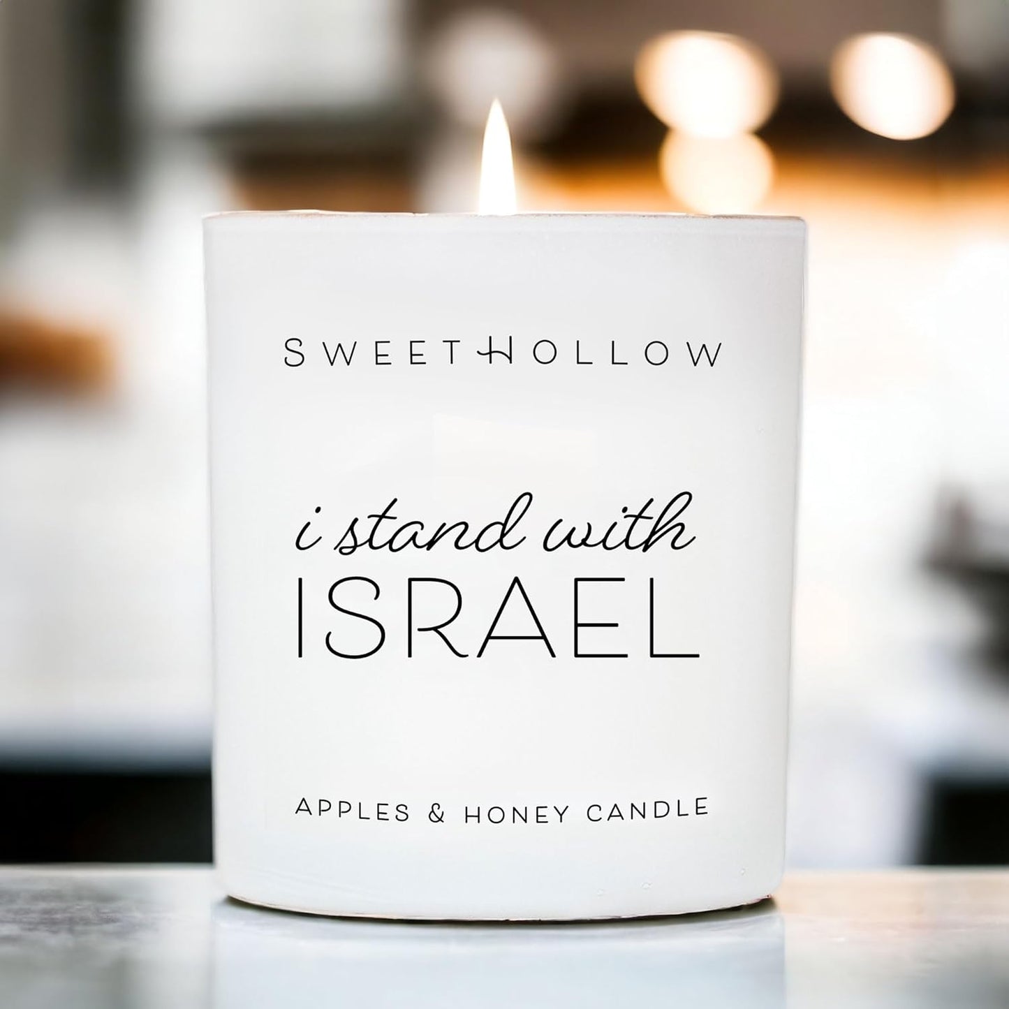 Stand with Israel Candle