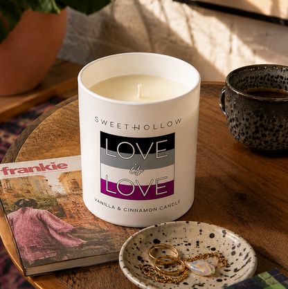 Love is Love Asexual Pride Candle