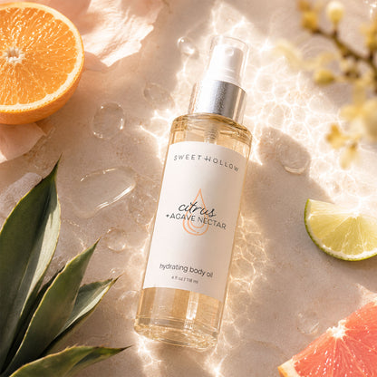 Citrus + Agave Nectar Hydrating Body Oil