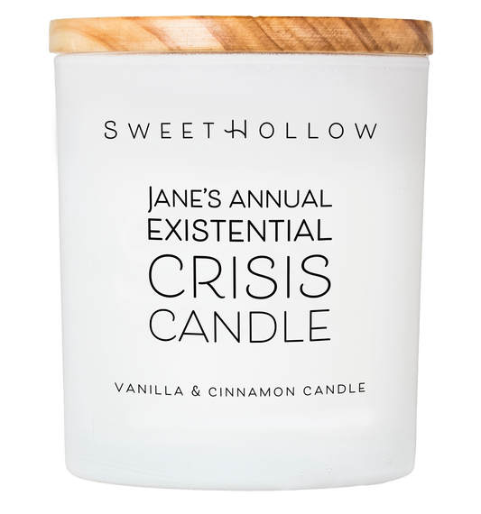 Personalized Annual Existential Crisis Candle for Birthday