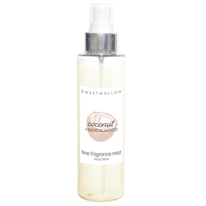 Coconut + Sandalwood Fine Fragrance Mist