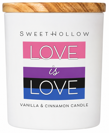 Love is Love Genderfluid Pride Candle