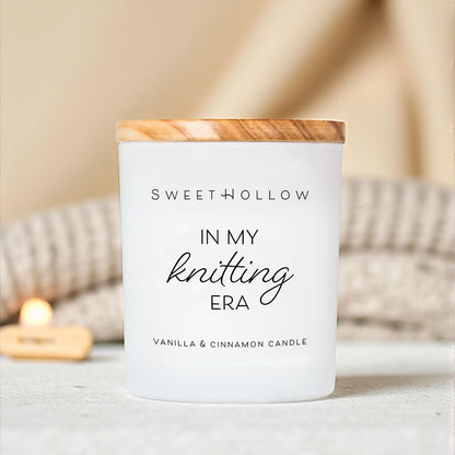In My Knitting Era Candle
