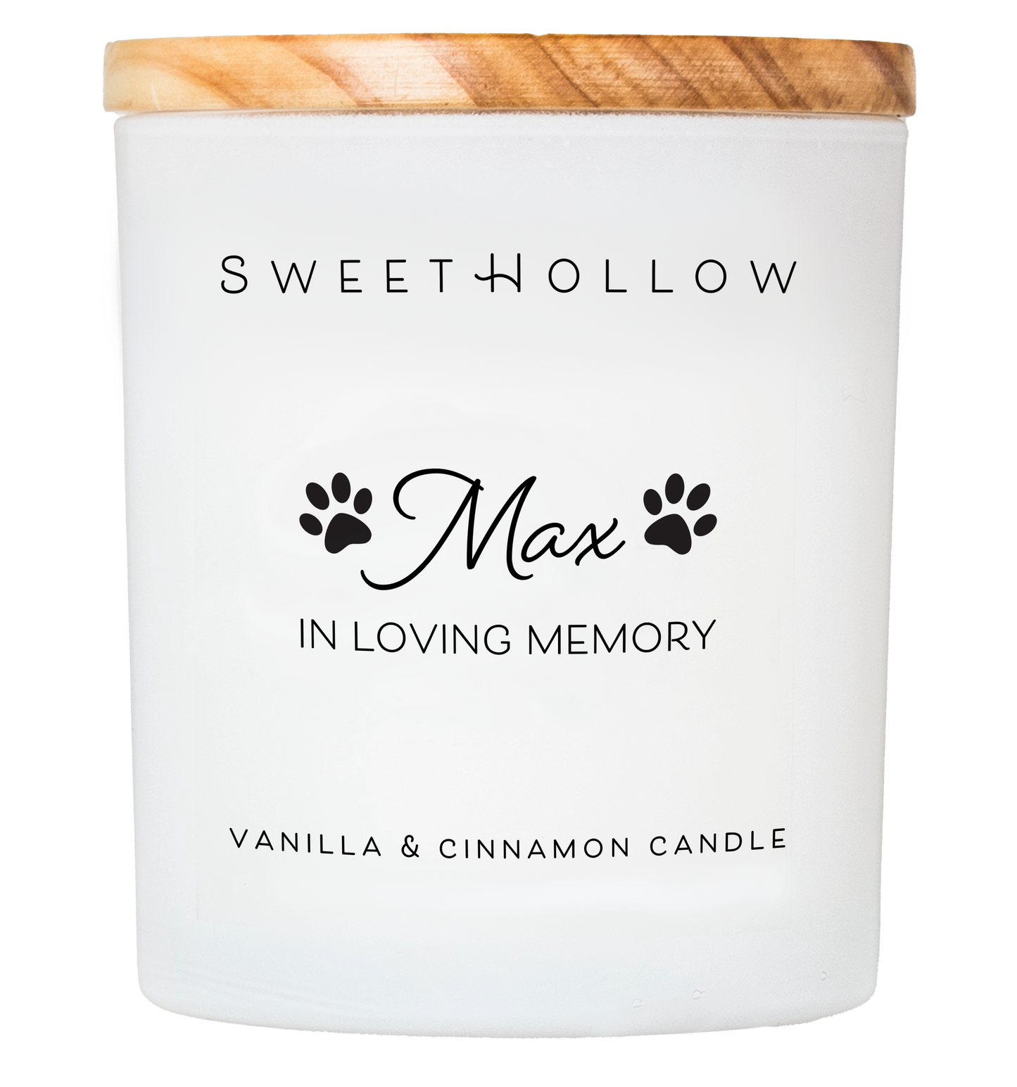 Personalized Pet Memorial Candle