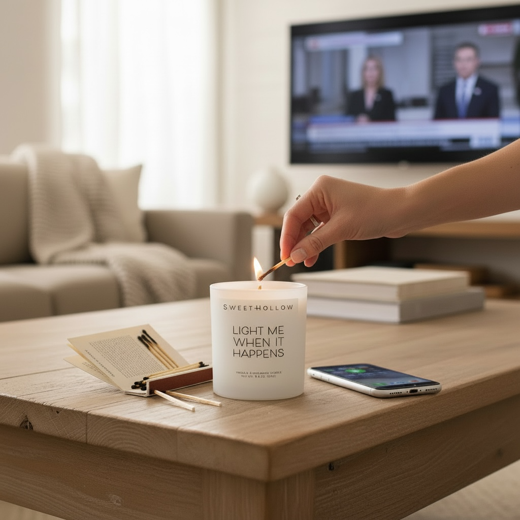 Light Me When It Happens Candle