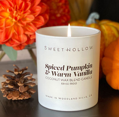 Spiced Pumpkin & Warm Vanilla Candle