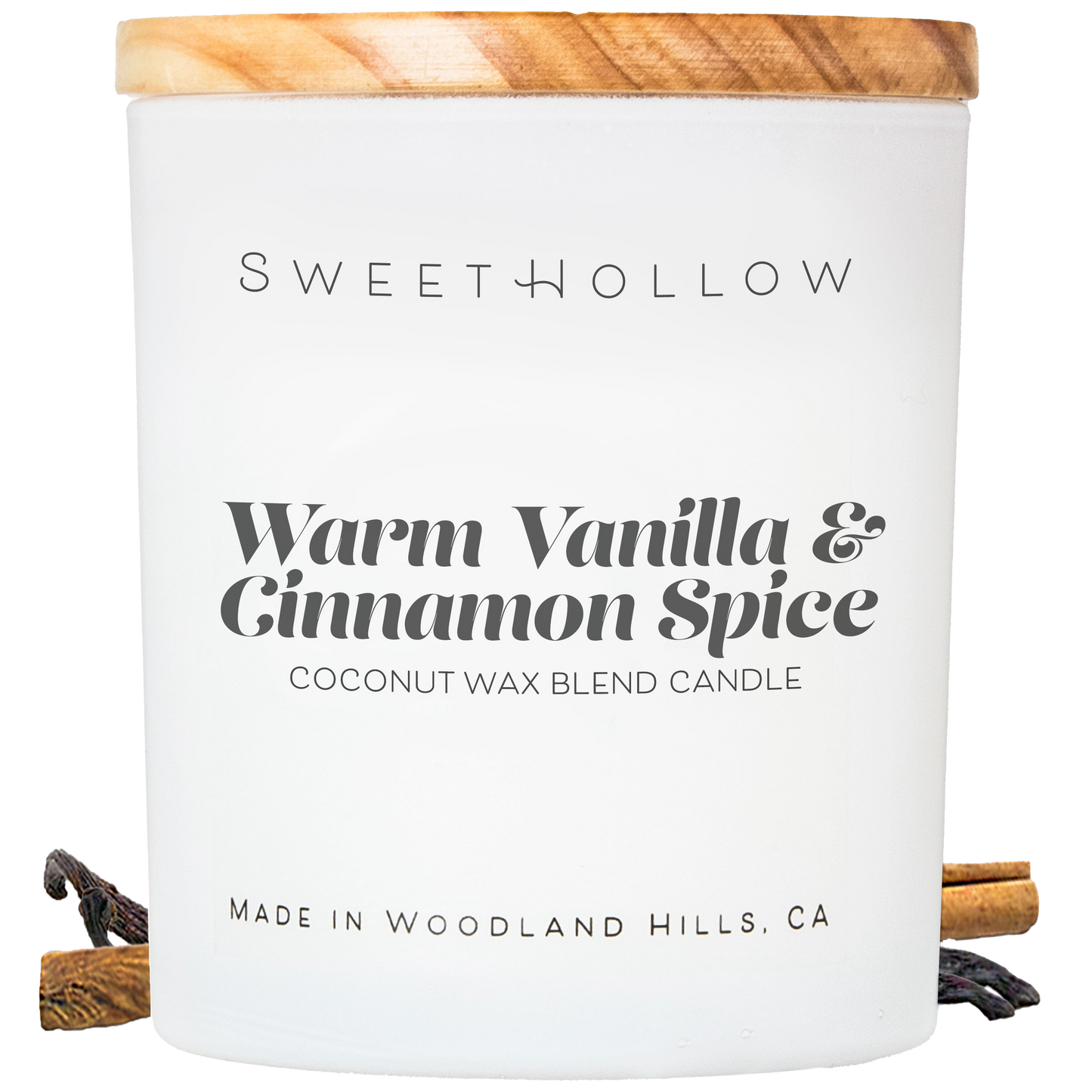Warm Vanilla & Cinnamon Spice Candle