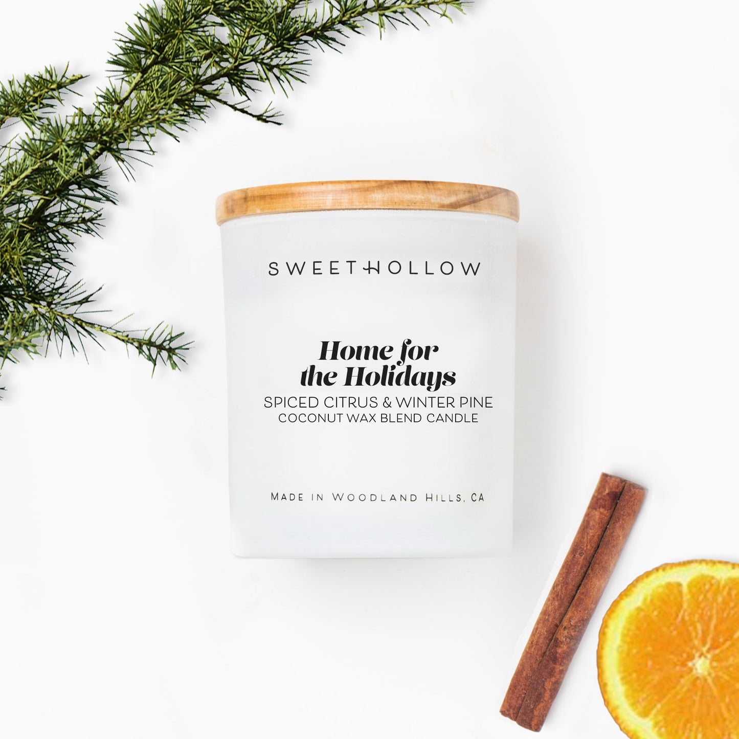 Home for the Holidays Spiced Citrus & Winter Pine Candle