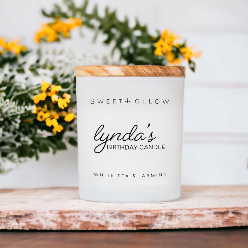 Personalized Birthday Candle with Name